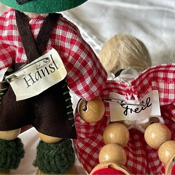 Resi Prosel West Germany Mini Dolls Girl Boy Handcrafted Christmas Wooden - Picture 11 of 14